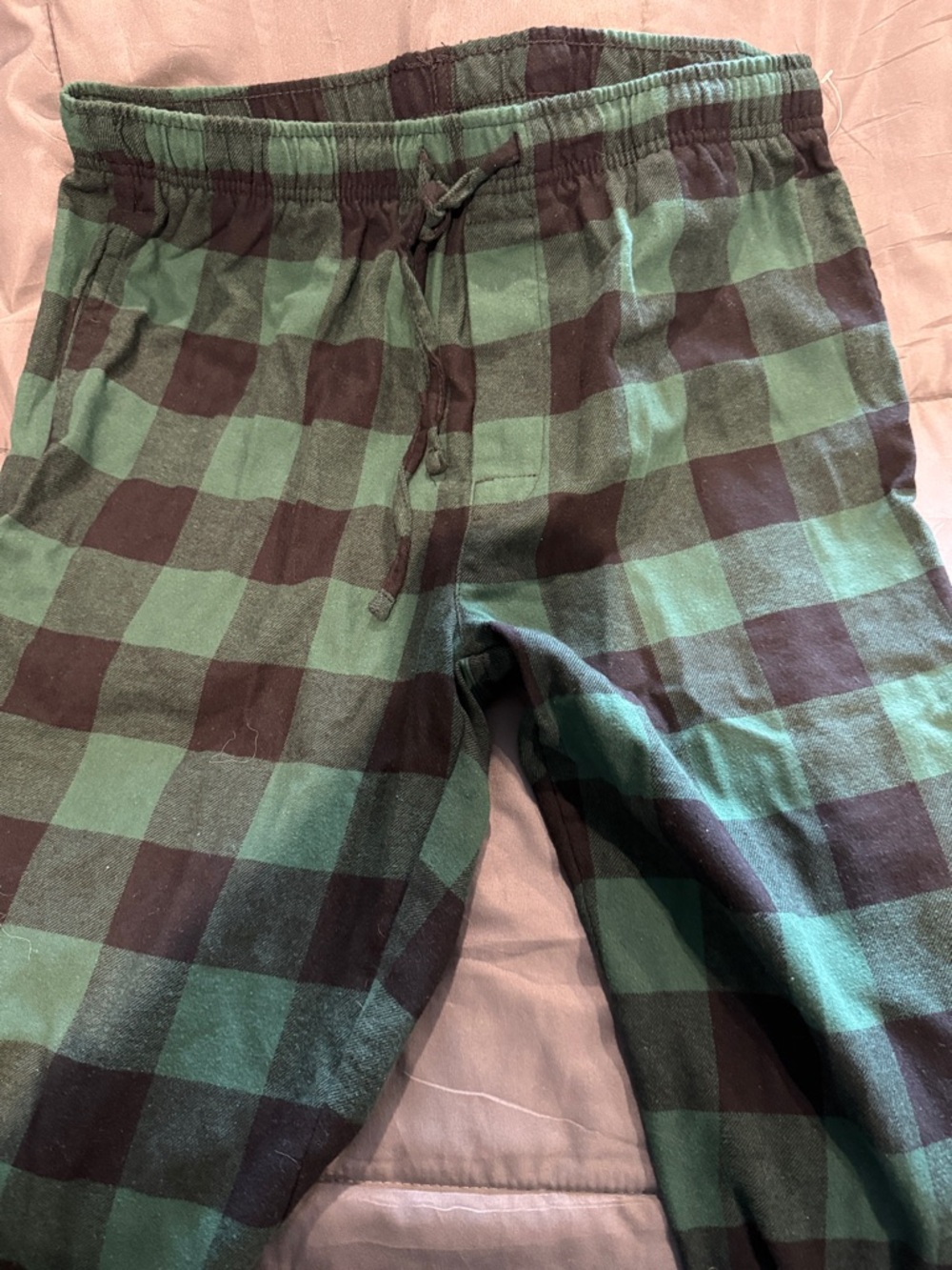 Sonoma Green and Black Buffalo Plaid Jogger Sweatpants